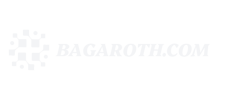 Logotipo da Bagaroth.com em branco
